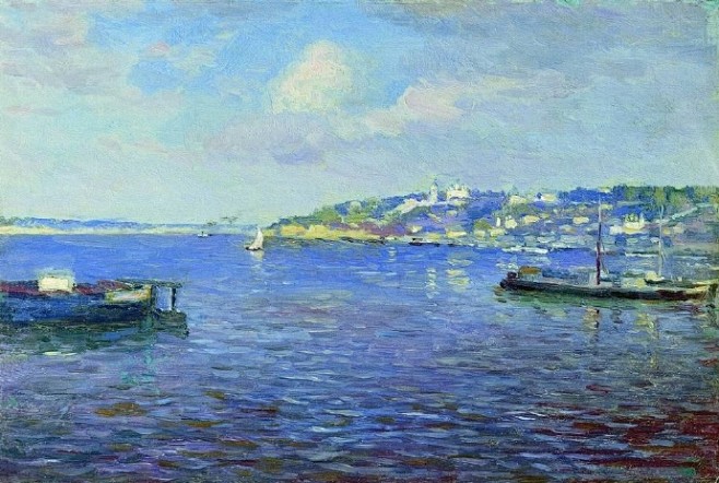 大师列维坦的油画作品