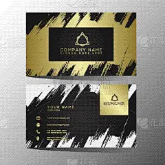 华贵,高雅,名片,黑金风格,商务,请柬,计划书,模板,蜘蛛网,标签