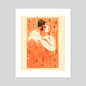 Covered, an art print by Anaïs Marmonier : This is a gallery-quality giclée art print on 100% cotton rag archival paper, printed with archival inks.