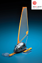 The SWOOSH Snowsailer | 红点设计概念大奖 | SWOOSH Snowsailer由风驱动，由太阳驱动，仅留痕迹，它使用尖端技术在冰雪上加速行驶。 