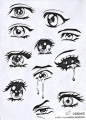 〖大眼睛简单手绘〗水汪汪的大眼睛为人物增色不少，你也动手画一画吧~