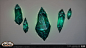 Maldraxxus Necrolord Crystals, Tai Walker : These were some of the most fun assets I got to work on for Maldraxxus, originally drafted by my friend Jordan Powers, these were passed to me for texture and material polish, in order to help integrate them int