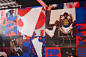 Nike Le Quartier : To celebrate the new NBA season and the arrival of Kobe Bryant in Paris, Nike Europe commissioned us to create artworks for the event « Le Quartier ». The event took place in the 19th district of Paris.