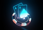 playing-cards-casino-chip-with-glowing-neon-lights-3d-rendering-illustration