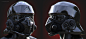 Trooper Helmet Concept, Ryan Love : I really loved the new star wars movie so I was inspired to do my own take on a trooper type helmet. !!SPOILERS!!!  Fin commented about the storm troopers helmets being vulnerable to poison gas. I wanted to make a troop