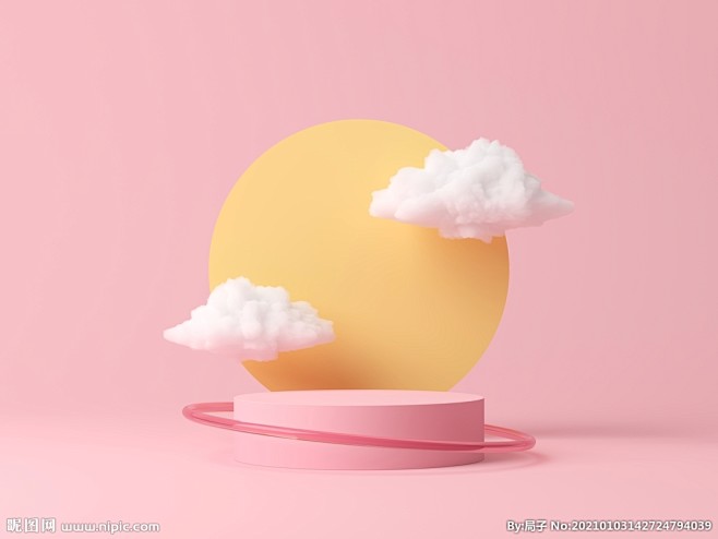 3D立体主图背景