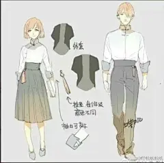 【花绾社∣淋酱】一组中国校服，你最喜欢哪个？_百田动漫圈