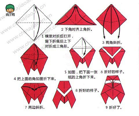 儿童折纸大全图解 简单儿童手工折纸教程