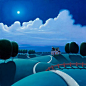 生活不止眼前的苟且，还有诗和远方的田野。丨来自画家Paul Corfield。