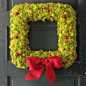 Mossy Christmas wreath