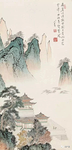 大志若鱼cy采集到国画 山水