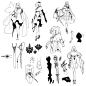 Zero Sketches from Drakengard 3