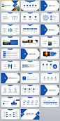 29+ Blue Annual report presentation PowerPoint templates