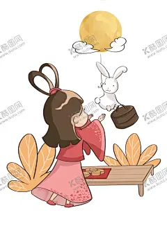 手绘卡通嫦娥 【酷图网】中秋节,卡通插画,嫦娥奔月,插画,中秋节插画,卡通嫦娥,嫦娥插画,飞天,天使,幼儿园,儿童,简笔画,绘画,古装,古装美女,卡通美女,卡通形象,吉祥物,人物漫画,传统,传统节日