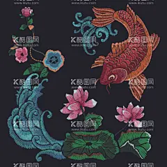 刺绣  - 源文件下载【酷图网】热带叶子,棕榈,红棕榈,无缝拼接,棕树叶,叶子,欧式花,热带花卉,壁纸,花卉底纹,花卉背景,墙纸,背景墙,包装纸,手机壳,无缝墙纸,瓷砖图案,手机壳印花,布料图案,包装,图案,数码印花,移门图案,面料印花,无缝印花,无缝花纹,热带植物花卉,