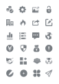 PPT商务汇报总结报告常用矢量小图标_41351220_2