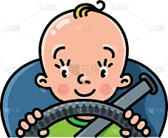 汽车,小的,婴儿,乐趣,方向盘,男孩,儿童安全座椅,婴儿用品,车上有婴儿,图像