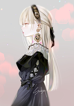 Norichii采集到白髪 | White hair
