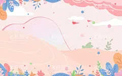 粉色扁平风插画  - 源文件下载【酷图网】春天插画,草插画,粉色插画,草地插画,草原插画,草莓插画,春天海报插画,草丛插画,艾草插画,草坪插画,春天插画背景,春天风景插画,春天卡通插画,春天人物插画,手绘春天插画