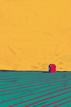 西八设计采集到绘画风格海报
