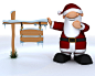 圣诞节 圣诞 圣诞快乐 圣诞老人 圣诞元素 圣诞素材 雪地 指示牌 木制指示牌