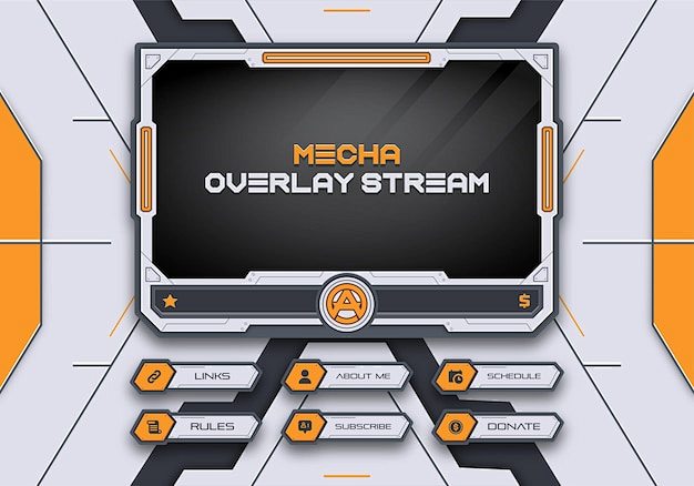 Mecha futuristic ove...