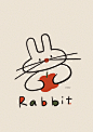 原创插画｜A026兔子和苹果卡通涂鸦 - 小红书