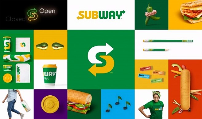 赛百味食材创意图片 Subway Key...