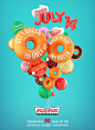 Krispy Kreme | 80 Years of the OG : Krispy Kreme | 80 Years of the Original Glazed® DoughnutKrispy Kreme's Original Glazed® Doughnut turned 80 years on the 14th of July. To celebrate the occasion the brand created a fun and playful poster for the campaign