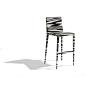 Mister Black and White Bar Stool - Shop MissoniHome online at Artemest