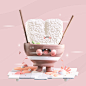 36daysoftype 3D 3dart animation  Character Character design  Food  ILLUSTRATION  japan kawaii