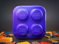 Lego brick icon