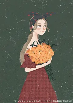 每日插画推荐插画师无偿带新人，附带插画资料跟笔刷，感兴趣的速来扣1 ​​​​