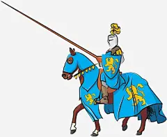 古风的卡通人物骑着战马身穿铠甲 元素 免抠png 设计图片 免费下载 页面网页 平面电商 创意素材