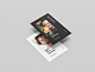 Free 5,5x8,5 in flyer mockup