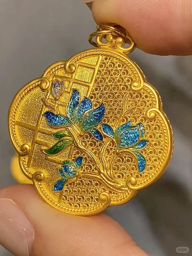 掐丝工艺高温宝石珐琅十二花神吊坠超美 - 小红书-花瓣网