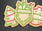 Close up of the cookies.#vector#,#illustrator#,#typography#,#icon#,#holiday#,#christmas#,#yummy#