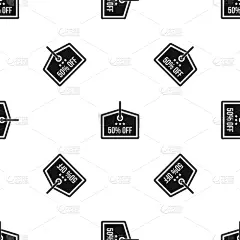 百分比号,式样,黑色,标签,数字50,文字,几何形状,关闭,促销,重复