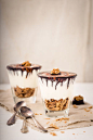 Marzipan chocolate dessert with biscuits by Christian Fischer