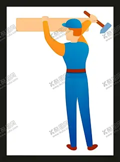 手绘工程师 【酷图网】手绘工程师,工程师素材,工程师人物,项目经理,项目监理