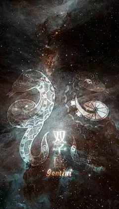 星座图案 壁纸 双子座