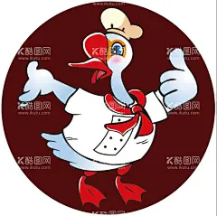 卡通鹅  - 源文件下载【酷图网】卡通鹅,鹅,鹅logo,鹅标志,烤鹅,脆皮鹅,动画鹅,动漫鹅,鹅肉,食品logo,