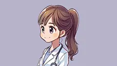 医生人物插画素材图