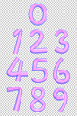 炫彩C4D字体设计PNG免抠元素立体字模型