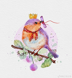 ༈懒ོ猫ཽ猫🍀采集到水彩插画