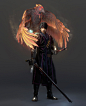 《 仁王2 》部分角色设定图，开发商是Team NINJA ​​​​