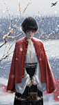何时仗尔看南雪，我与梅花两白头   #小绿# #鬼刀# ​​​​