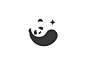 睡觉熊猫logo设计_觉唯设计