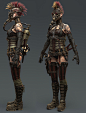  Steampunk Girl, Caio Fantini : This is a model I`ve been working on. I started it by using a Raven Mimura`s concept drawing but I ended up changing it a lot during the process. I hope you like it!

higher resolution here: 
https://dl.dropboxusercontent.c