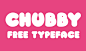 Chubby Free Font